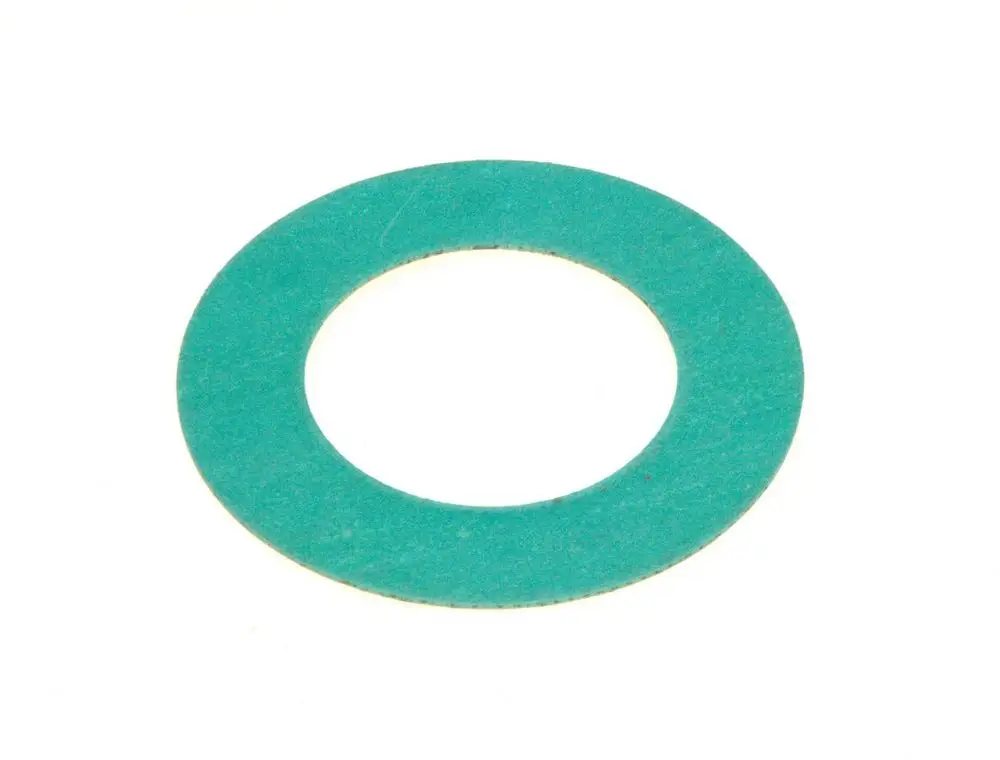 Blaue Dichtung von Bosch in Form eines dünnen Rings mit innerer Öffnung, geeignet für verschiedene technische Anwendungen.